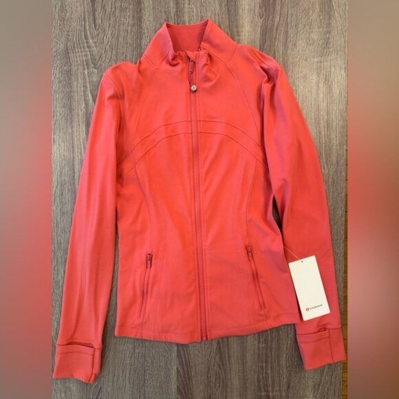 New with tags Lululemon Define Jacket Nulu.Desert Red. Size 8. Orange tone. - Picture 3 of 16
